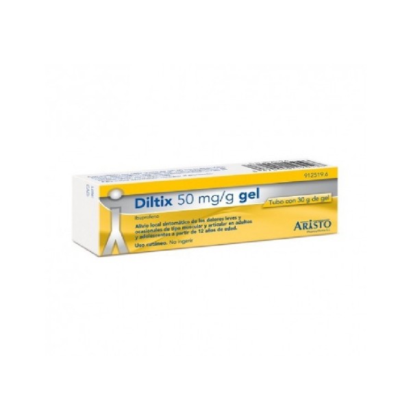 DILTIX 50 MG/G GEL TOPICO 30 G