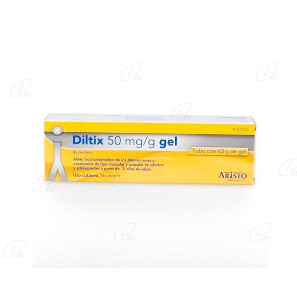 DILTIX 50 mg/g GEL, 1 tubo de 60 g