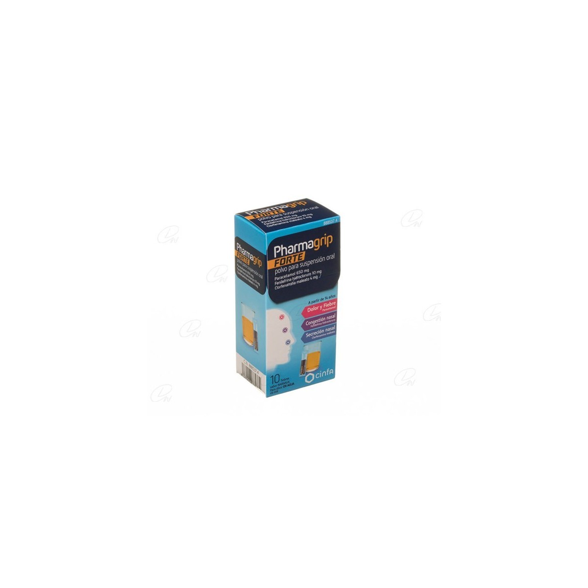PHARMAGRIP POLVO PARA SUSPENSION ORAL, 10 sobres