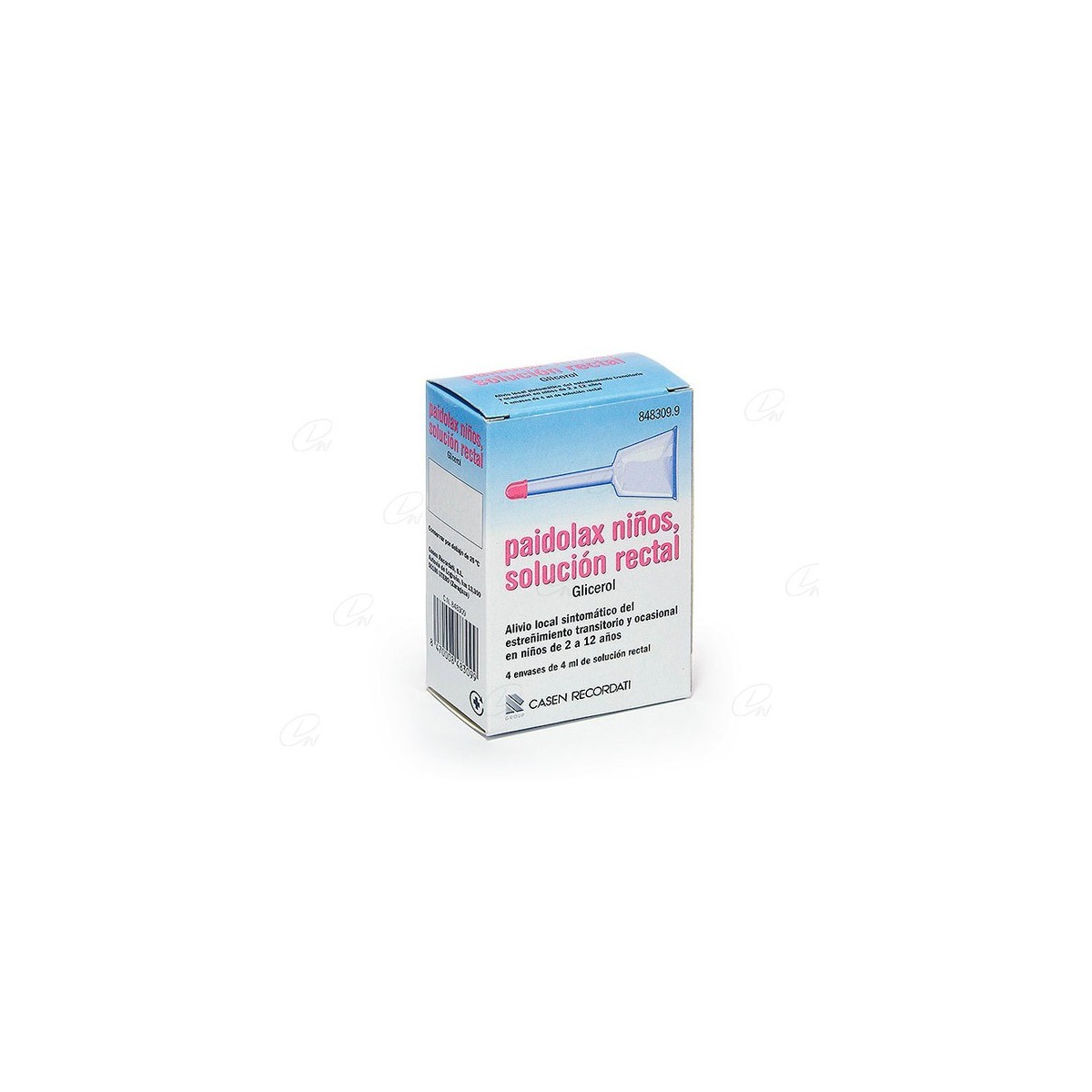 PAIDOLAX NIÑOS, SOLUCIÓN RECTAL, 4 enemas de 4 ml