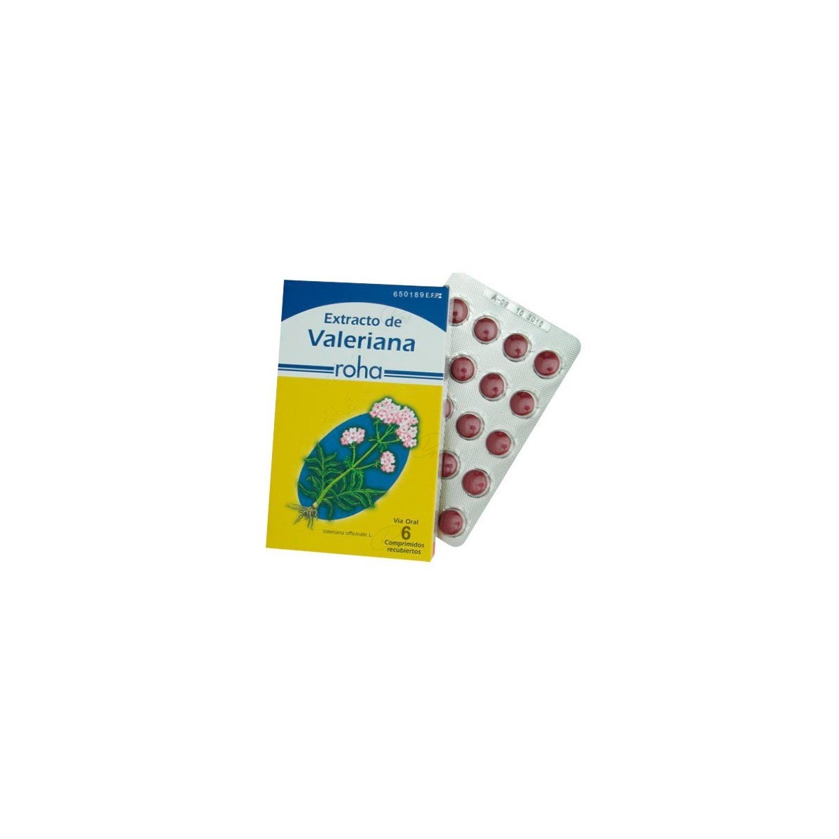 EXTRACTO DE VALERIANA ROHA 140 mg COMPRIMIDOS...