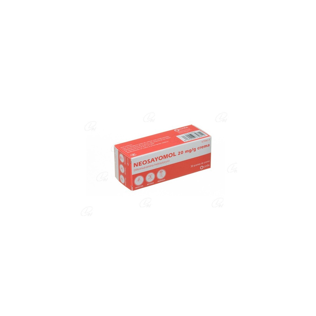 NEOSAYOMOL 20 mg/ g CREMA, 1 tubo de 30 g